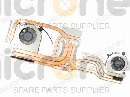 MSI CreatorPro M17 A12UKS Cooling Fan with Heatsink CPU|GPU 5V+12V 0,55A+0,6A 4PIN