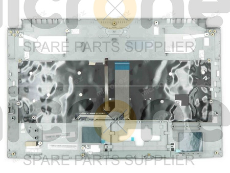 MSI Creator 17M A10SD A10SE Palmrest Keyboard US-International silver