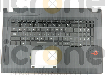 Asus 90NB0DM1-R32US1 Palmrest Keyboard LED RGB US-International black