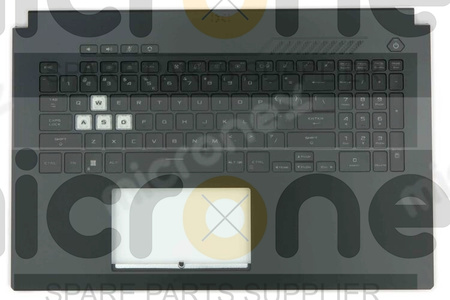 Asus TUF Gaming A17 FA707RC Palmrest Keyboard LED RGB US-International black