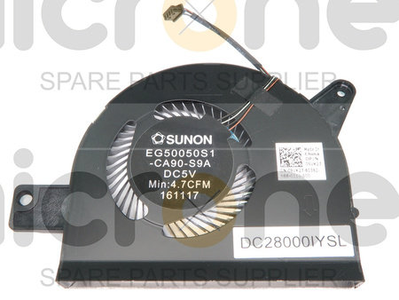 Dell 9VK27 Cooling Fan CPU 5V 0,5A 4PIN
