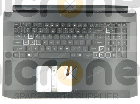 Acer 6B.QCHN2.001 Palmrest Keyboard LED RGB US-International black RTX3060