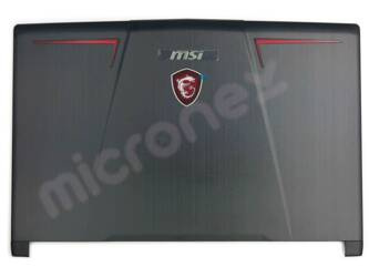 MSI 307-6P7A211-HG0 LCD Back Cover black with red finish