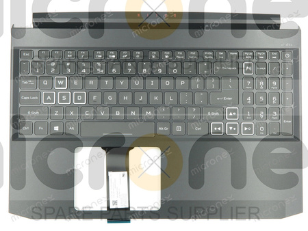 Acer Nitro 5 AN515-55 Palmrest Keyboard LED RGB US-International black GTX1660|RTX2060
