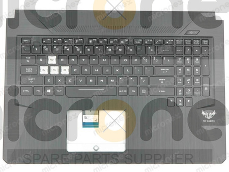 Asus TUF Gaming FX705DT Palmrest Keyboard LED RGB US-International black