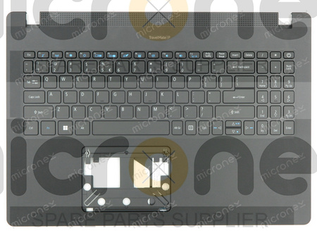 Acer TravelMate P2 TMP215-41 Palmrest Keyboard LED US-International black