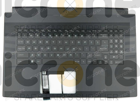 MSI 957-17L122E-C20 Palmrest Keyboard LED RGB US-International black