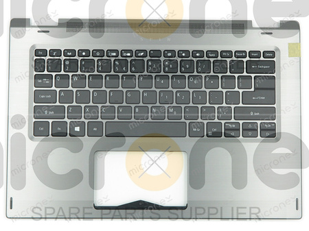 Acer Spin 3 SP314-51 Palmrest Keyboard US-International gray