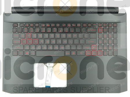 Acer Nitro 5 AN517-53 Palmrest Keyboard LED US-International black