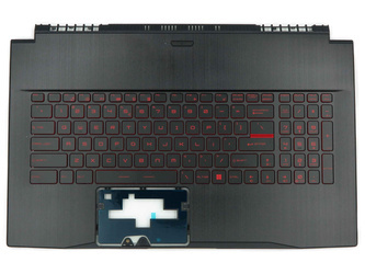 MSI 957-17F31E-C20 Palmrest Keyboard LED US-International black