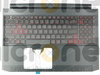 Acer Nitro 5 AN515-45 Palmrest Keyboard LED US-International black