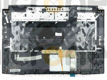 MSI Crosshair 17 B12U Palmrest Keyboard LED US-International black and yellow