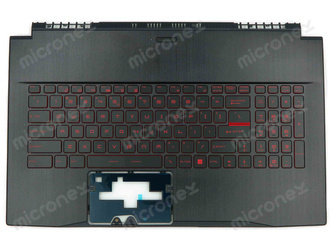 MSI Creator 15 A10UE A10UET Palmrest Keyboard LED US-International black