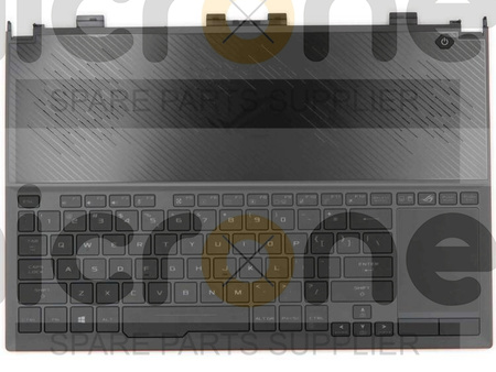 Asus ROG Zephyrus S GX531GW GX531GWR Palmrest Keyboard LED RGB US-International black