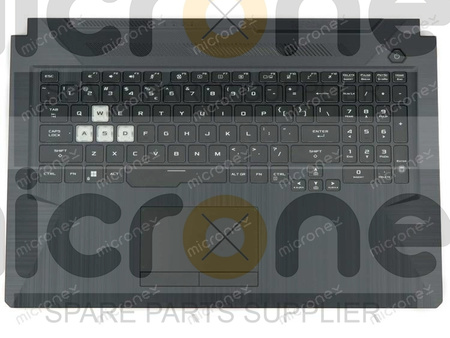 Asus 90NR0713-R31UI1 Palmrest Keyboard LED RGB US-International black